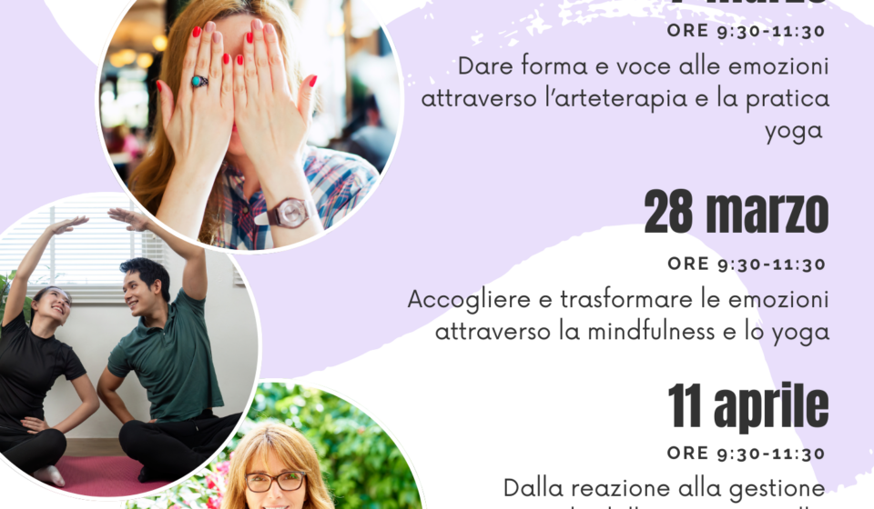 Giallo Rosa Minimal Riquadri Colorati Fitness Azienda Volantino